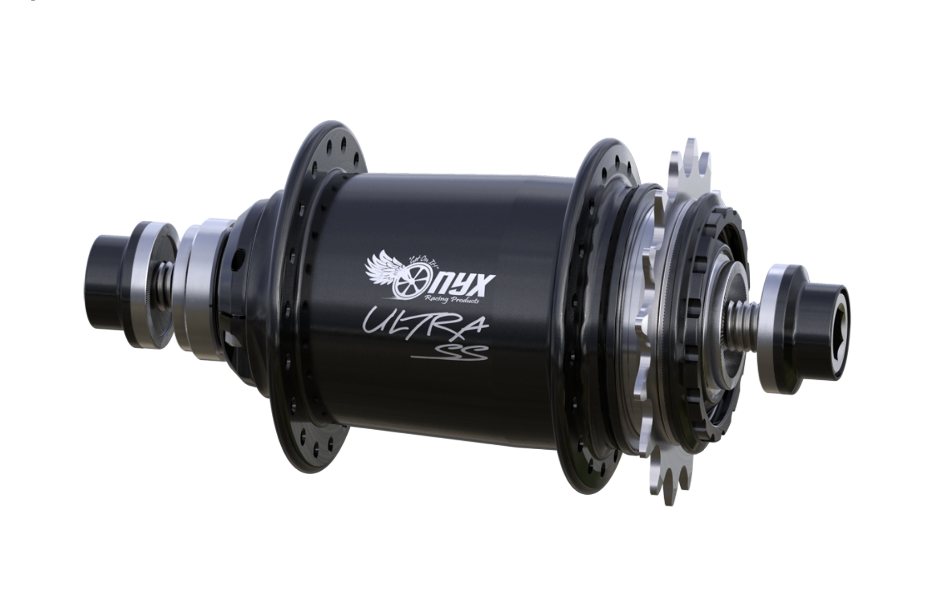 Onyx BMX ULTRA SS OX-110/10mm Bolt-on Rear Hub 10mm Black