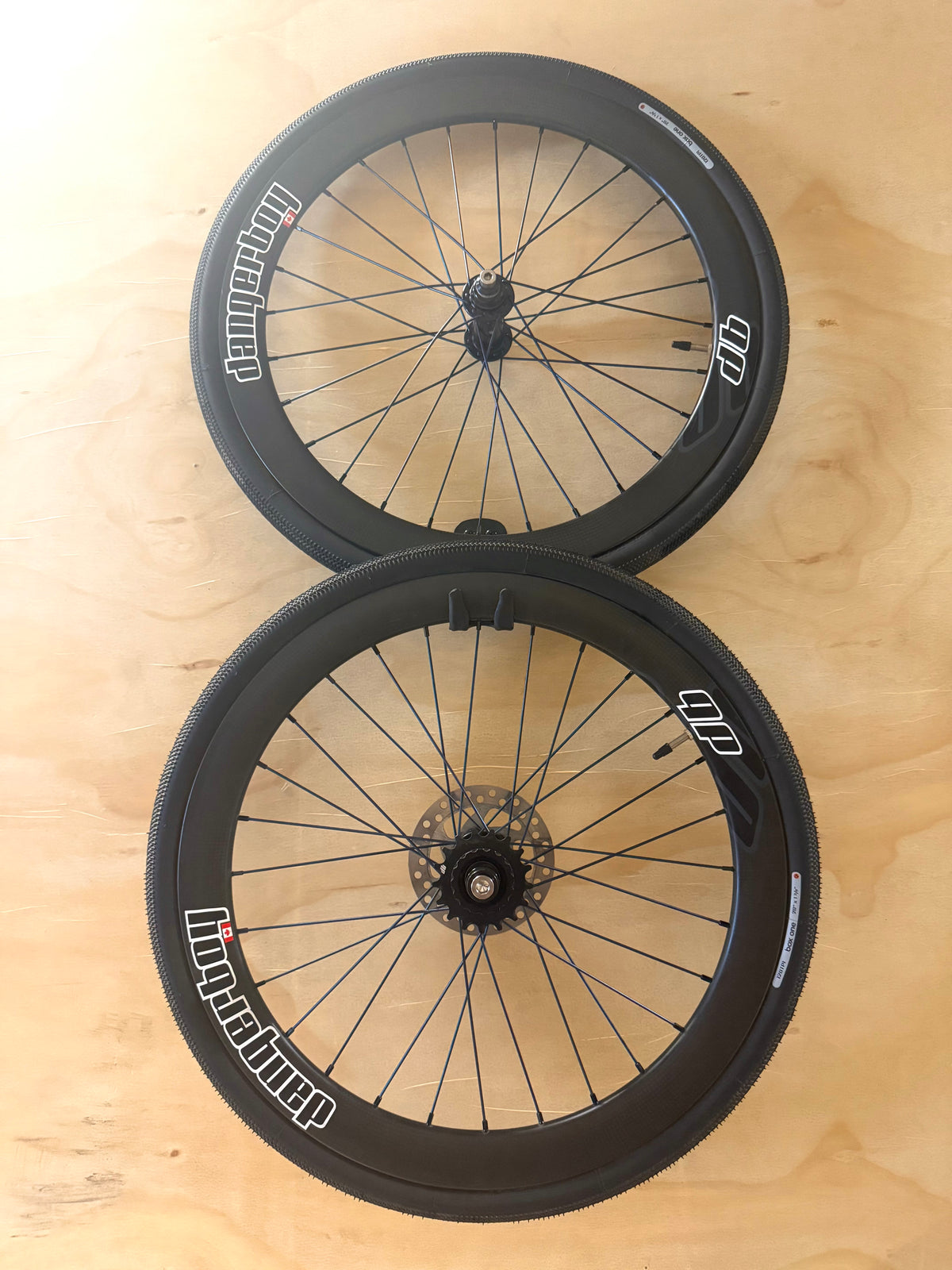 Dangerboy Carbon Expert Wheelset 28h (TI Spokes)