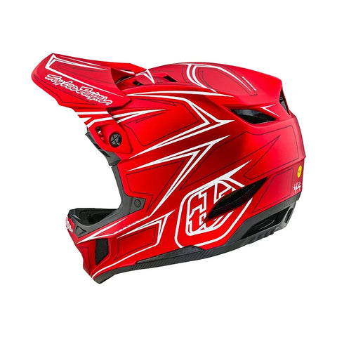 D4 Composite Helmet W/MIPS Pinned Red