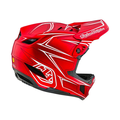 D4 Composite Helmet W/MIPS Pinned Red