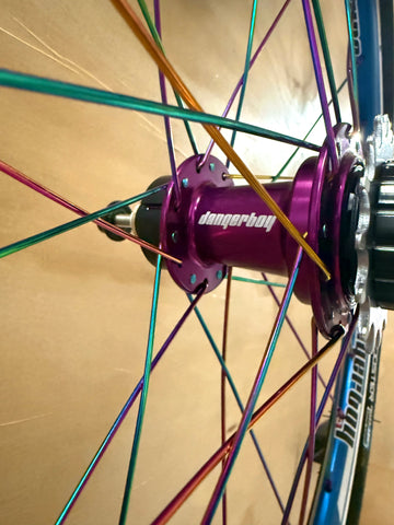 Dangerboy Expert Wheelset 28h Blue (With Tires)