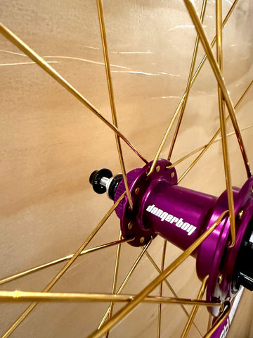 Dangerboy Expert Wheelset 28h Purple