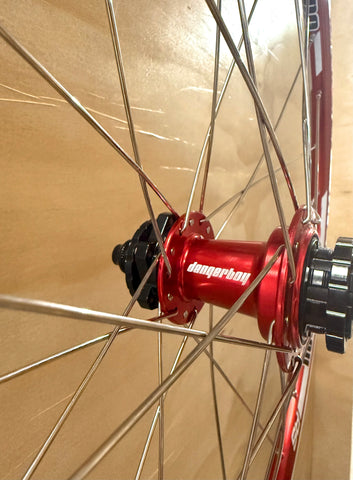 Dangerboy Expert Wheelset 28h Red