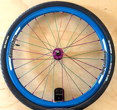 Dangerboy Expert Wheelset 28h Blue (With Tires)