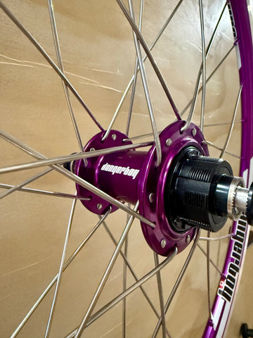Dangerboy Expert Wheelset 28h Purple