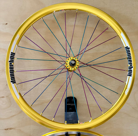 Dangerboy Expert Wheelset 28h Gold