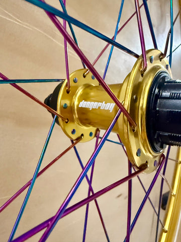 Dangerboy Expert Wheelset 28h Gold