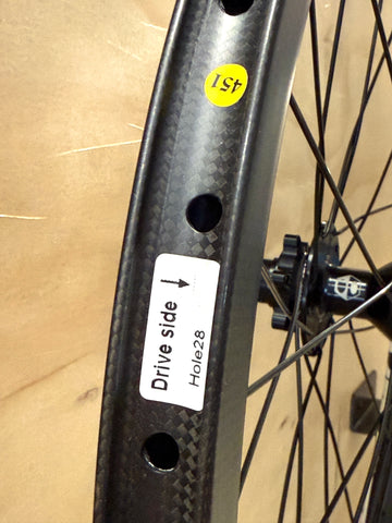 DeeJay Carbon 20" 451 Junior Wheelset 28h