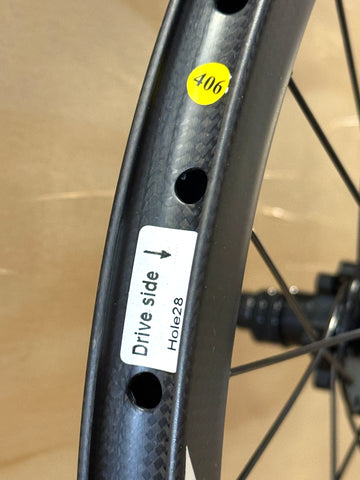 DeeJay Carbon 20" 406 Expert Wheelset 28h