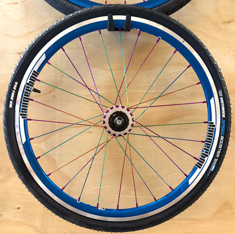 Dangerboy Expert Wheelset 28h Blue (With Tires)