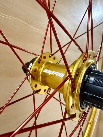 Dangerboy Expert Wheelset 28h Gold
