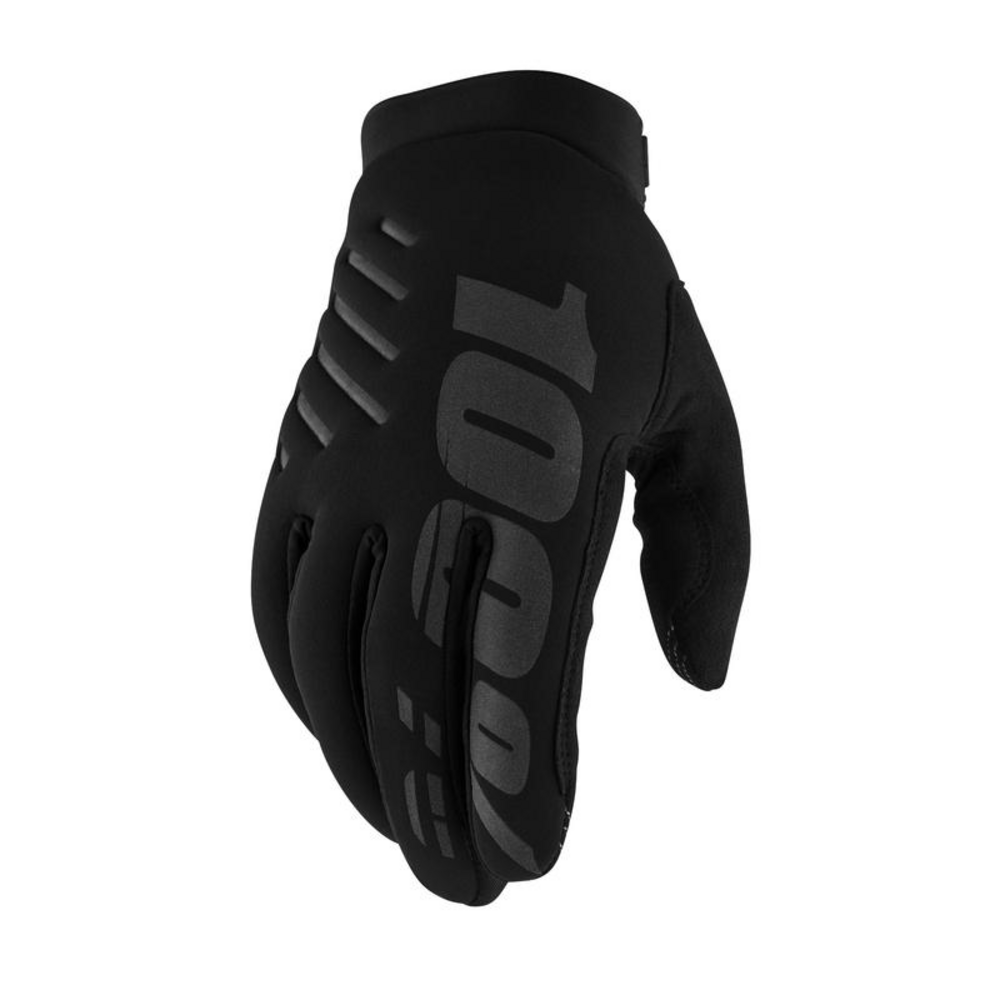 100% Percent BRISKER Gloves Youth Black/Grey