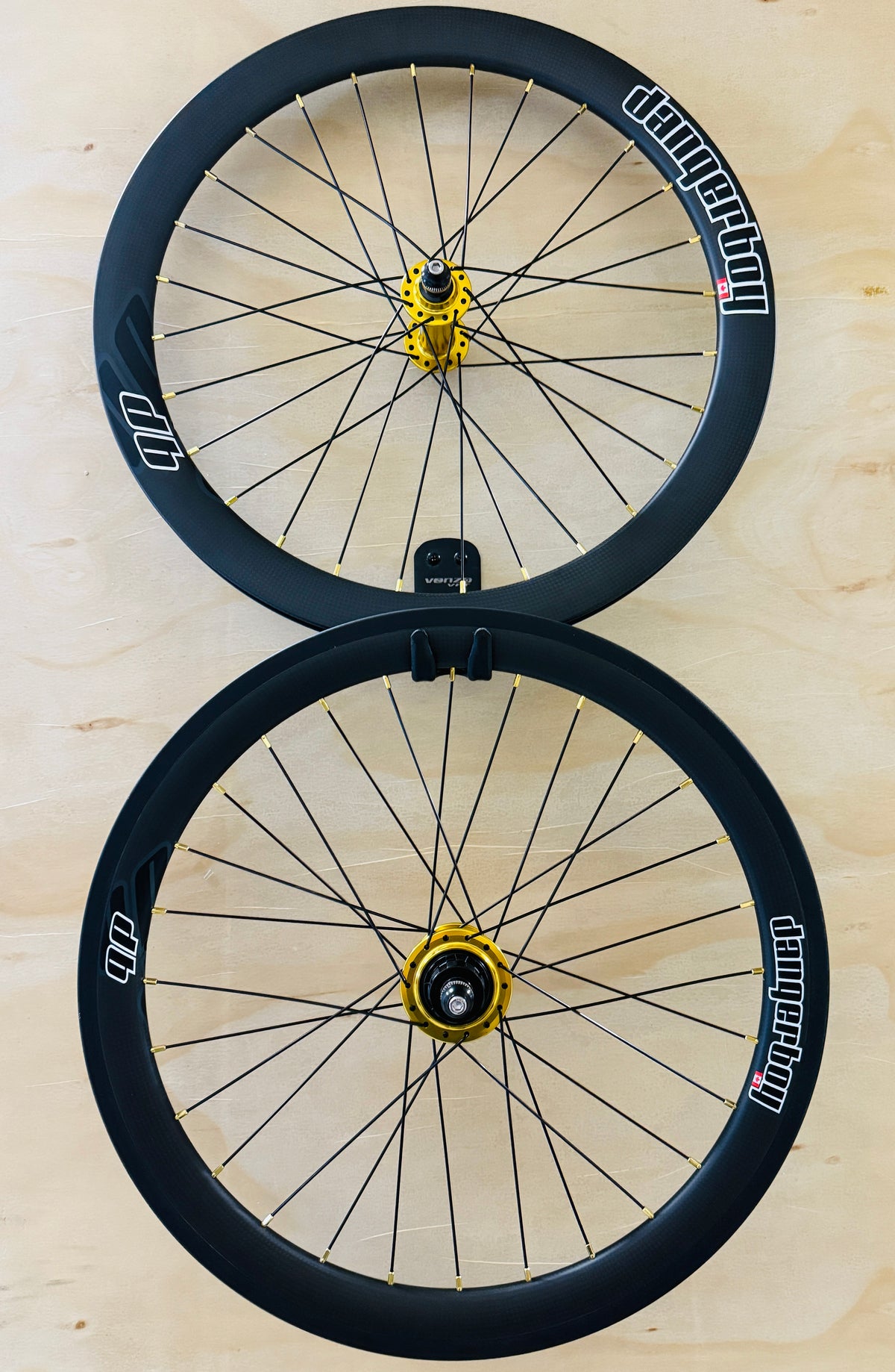 Dangerboy Carbon Expert Wheelset Black/Gold - Team surplus