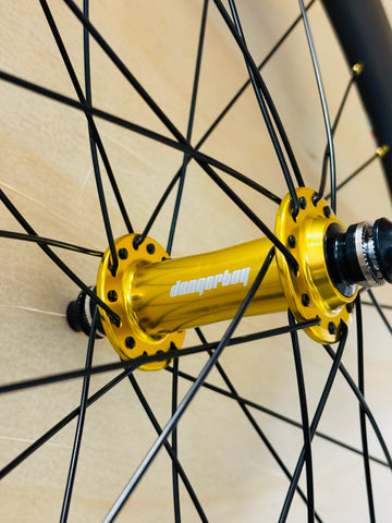 Dangerboy Carbon Expert Wheelset Black/Gold - Team surplus