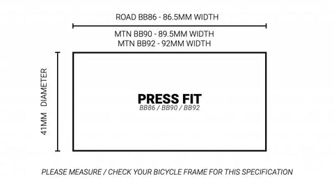 Praxis M30 THRU WIDE – BB86/BB90/BB92 (30/30)