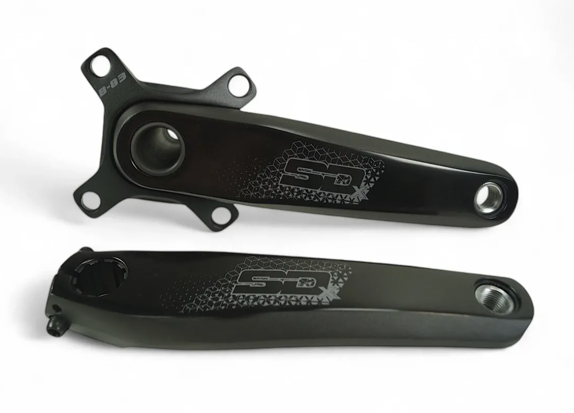 SD B-83 Hollow Crankset 4 Hole Black