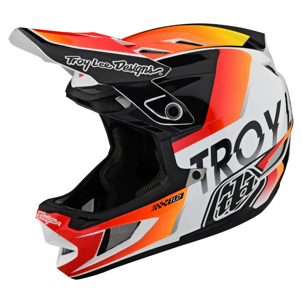 Troy Lee Designs D4 Composite BMX Full-Face Helmet Qualifier White