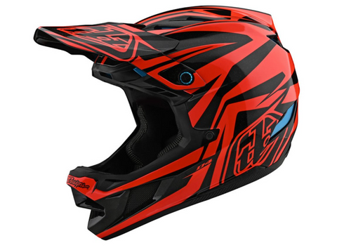 D4 Composite Helmet W/MIPS Slash Orange / Blue MD