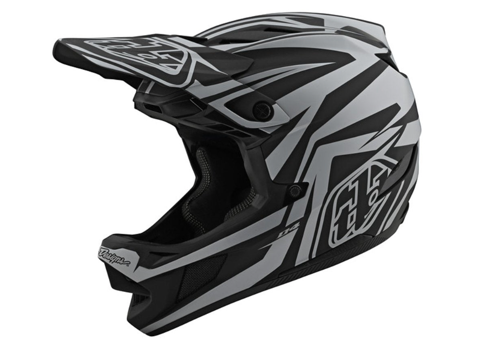 D4 Composite Helmet W/MIPS Slash Black / Silver 2X