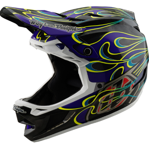 D4 Carbon Helmet W/MIPS Torched Black / Purple