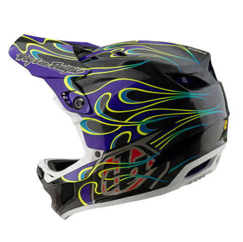 D4 Carbon Helmet W/MIPS Torched Black / Purple