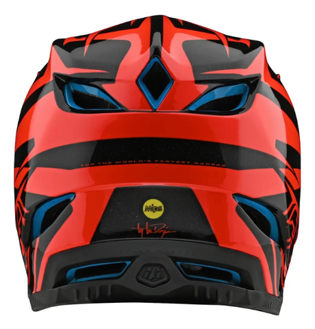 D4 Composite Helmet W/MIPS Slash Orange / Blue MD