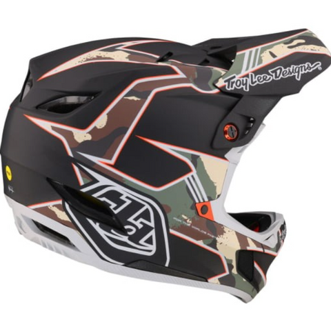 D4 Composite Helmet W/MIPS Matrix Camo Army Green