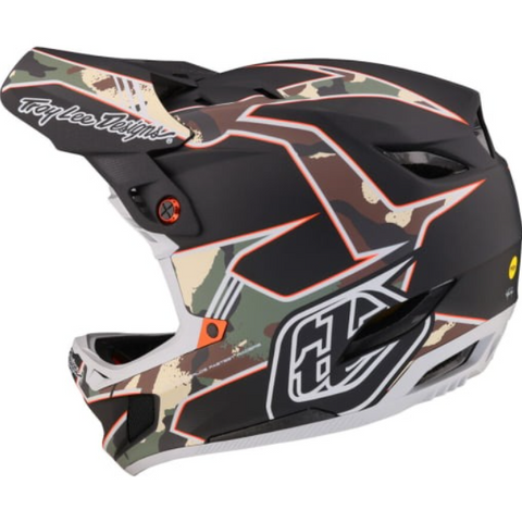 D4 Composite Helmet W/MIPS Matrix Camo Army Green