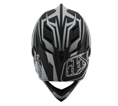 D4 Composite Helmet W/MIPS Slash Black / Silver 2X