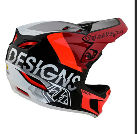 D4 Composite Helmet W/MIPS Qualifier Slate / Red 2XL