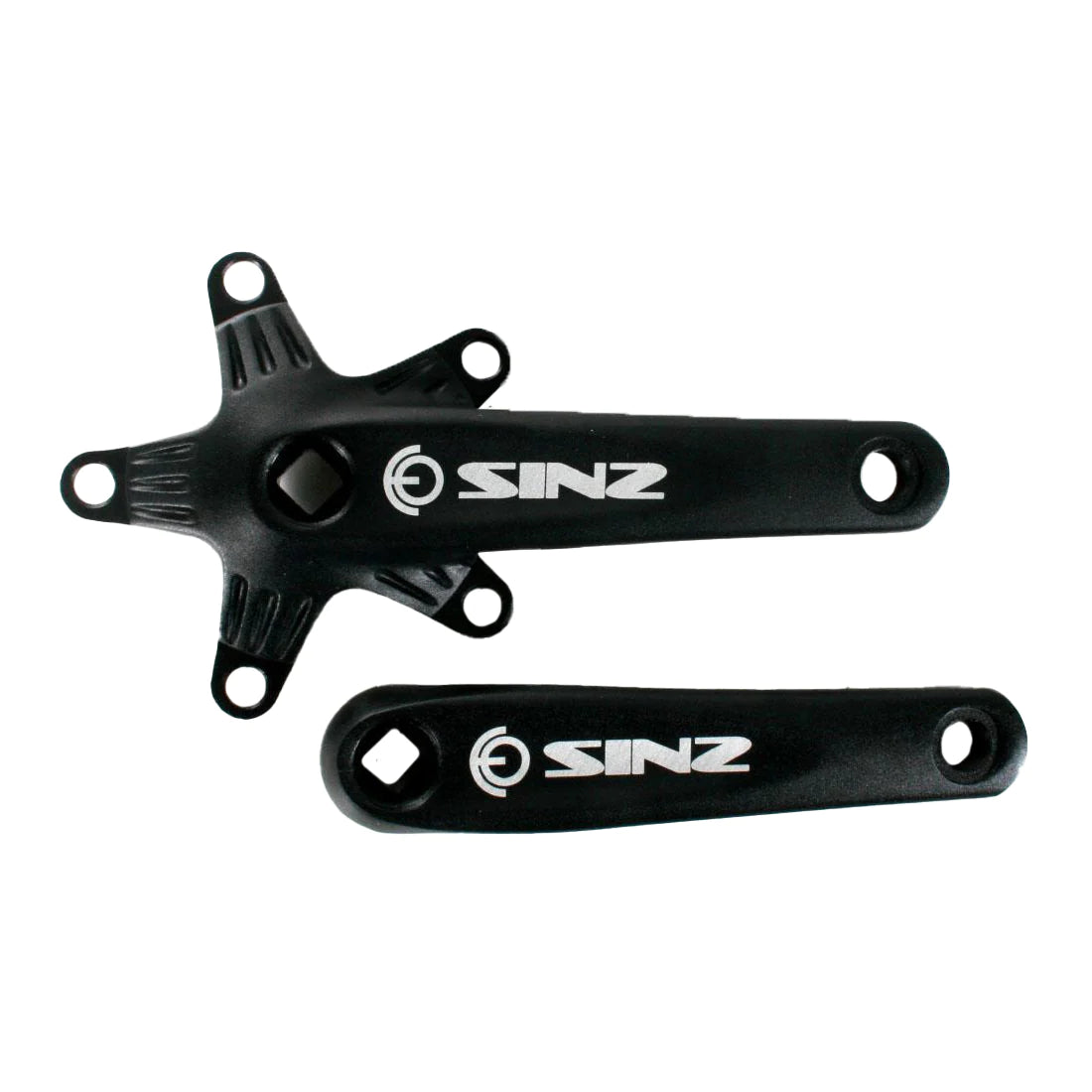 Sinz Square Tapered BMX Crank Arms-Black
