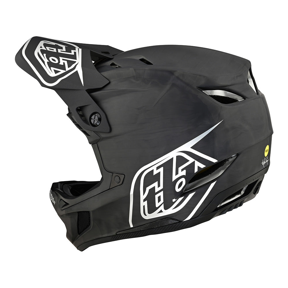 D4 Carbon Helmet W/MIPS Stealth Black / Silver